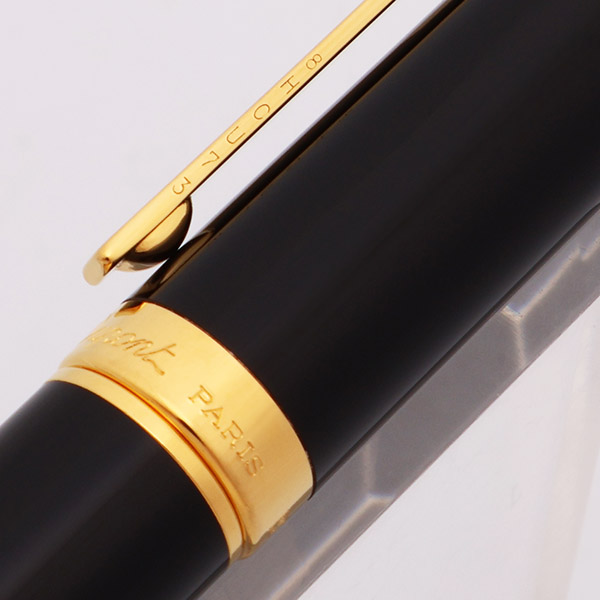 S.T. Dupont Fidélio ボールペン ST Dupont Fidelio Ballpoint Pen - Black w GP Trim (Excellent +